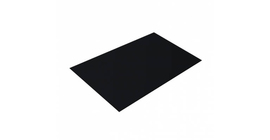 Плоский лист 0.5 Satin с пленкой RAL 9005 черный