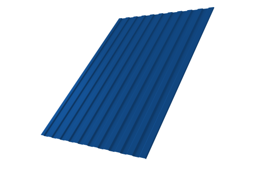 Профнастил С8А 0,5 Satin RAL 5005 сигнальный синий