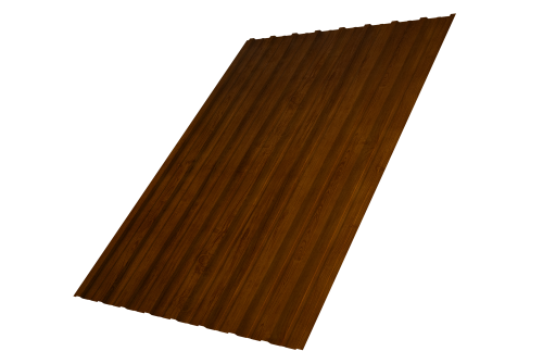 Профнастил С10A 0,45 Print Premium Golden Wood Intense FTC