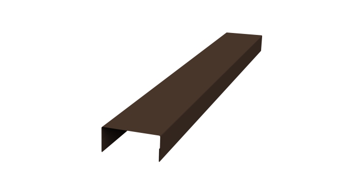 Крышка 45х20 жалюзи Texas 0,5 Drap RAL 8017 шоколад (3м)