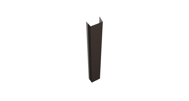 Крепежная планка нижняя Texas 0,5 PurLite Matt RR 32 темно-коричневый (3м)