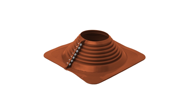 Проходной элемент MF прямой №8R (178-330мм) +185 EPDM терракот