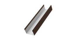 Стойка жалюзи Milan,Tokyo 0,5 Drap RAL 8017 шоколад (2м)